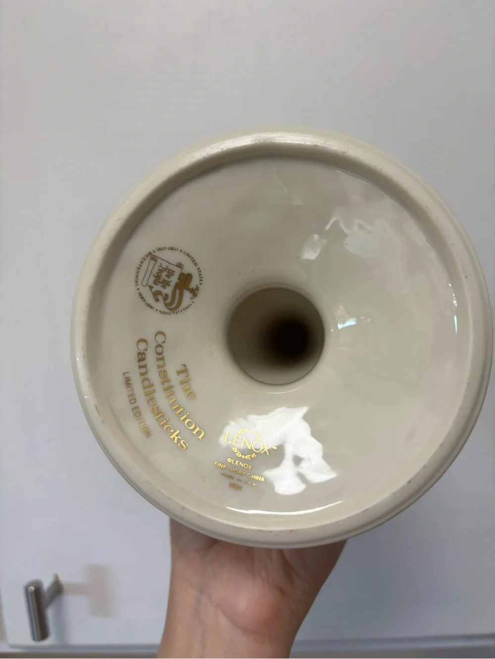 Lenox Limited Edition Constitution Candlestick Candle Holders